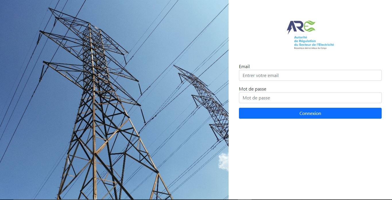 Page d'authentification